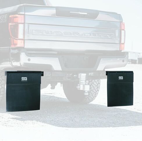 مجموعة نظام Mudflap & Step تناسب 2017-2026 F250 / F350 / F450 / F550 Superduty SRW | الثقيلة | الحماية القصوى | هندسة دقيقة | يدعم ما يصل إلى 300 رطل in Kuwait