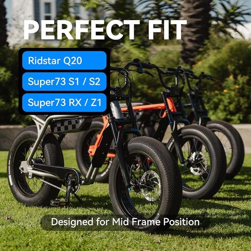 LKV Middle Fender for Ridstar Q20 / Super73 RXS1 S2 Z1 Electric Bike, Adjustable Steel Center Mudguard with Mounting Screws, Accessories for Rridstar Q20 in Kuwait