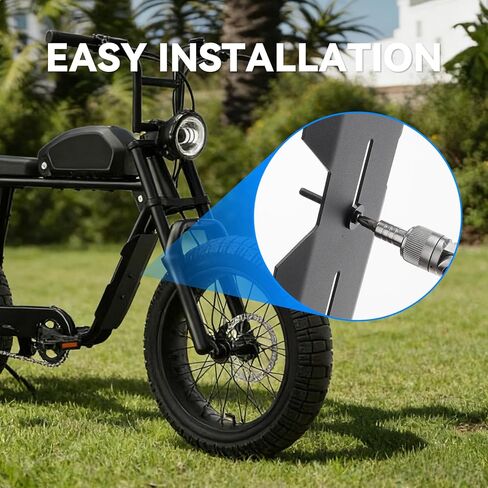 LKV Middle Fender for Ridstar Q20 / Super73 RXS1 S2 Z1 Electric Bike, Adjustable Steel Center Mudguard with Mounting Screws, Accessories for Rridstar Q20 in Kuwait