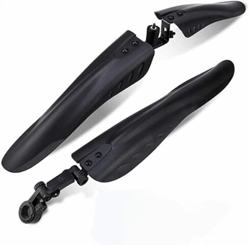 Bike Splash Guard Set - Front & Rear Adjustable Mudguards for 24/26/27.5 Inch Wheels, Universal Full-Cover Splash Protection for Mountain & Road Bicycles in Kuwait