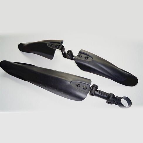 Bike Splash Guard Set - Front & Rear Adjustable Mudguards for 24/26/27.5 Inch Wheels, Universal Full-Cover Splash Protection for Mountain & Road Bicycles in Kuwait