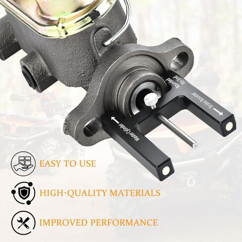 Car Brake Booster Push Rod Adjustment Tool, Vehicle Brake Pedal Distance Booster with Adjustable Pins, Magnet Master Cylinder Auto Braking Push Rod Length Gauge Tool, Universal Fit in Kuwait