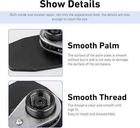 Car Brake Caliper Press Tool, Disc Brake Piston Compression Wrench, Anti-slip Rotatable Ratchet Wrench with 2 S-hooks, Portable Repair Installation Tool for Most Cars SUVs (Blue) in Kuwait