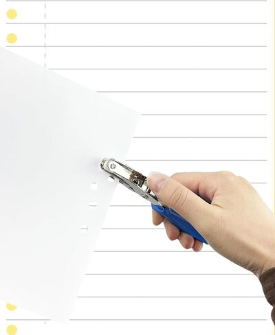 KINGSUPER 3 قطع ثقب واحد، 1/4 بوصة، 1/8 بوصة و1/16 بوصة ثقب صغير للثقوب الدائرية DIY علامة الحرف اليدوية (أزرق) in Kuwait