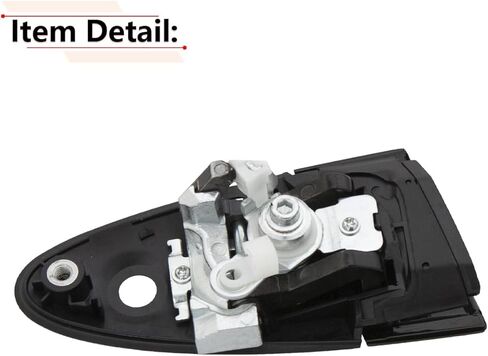 مقبض باب خارجي معدني RLB-HILON متوافق مع Honda CRZ CR-Z 2011 2012 2013 2014 2015 سنة، للباب الجانبي للسائق الأيسر، لون أسود in Kuwait