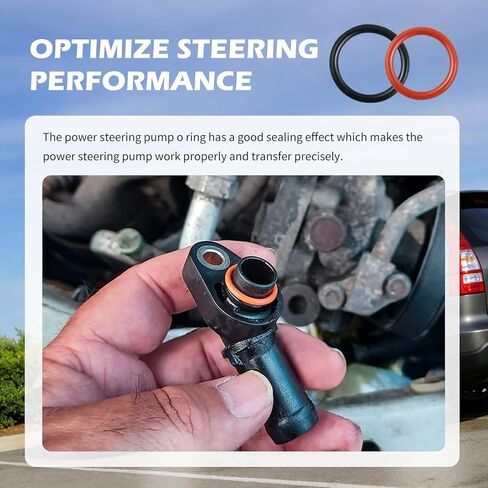 2PCS Power Steering O Ring Kit,OEM#91370-SV4-000 & 91345RDAA01 Power Steering Pump Seal Kit,Premium O-Ring Seals Replacement Compatible with Honda CR-V Civic & Acura Integra in Kuwait