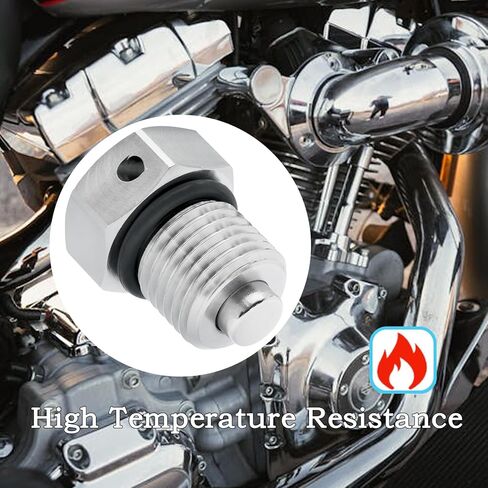 50 عبوة #11105 حلقة بديلة لقابس تصريف الزيت Harley Davidson، علبة محرك المحرك وحشية سدادة ناقل الحركة - أسود، جودة OEM in Kuwait