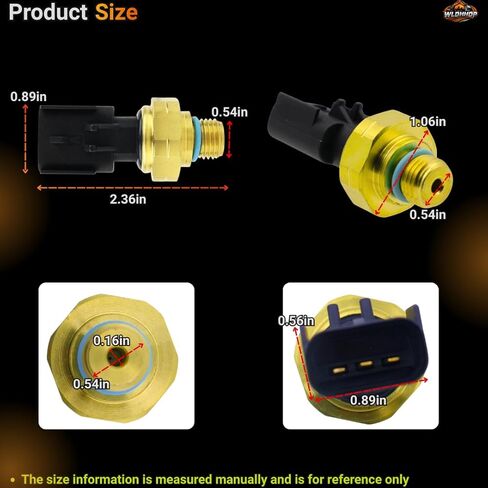 68444078AA Exhaust Manifold Pressure Sensor Compatible with Ram 2500 3500 4500 5500 2019 2020 2021 2022 for Cummins 6.7L Diesel Engine for MAP Sensor for Ram Pickup Trucks 68444078AB in Kuwait