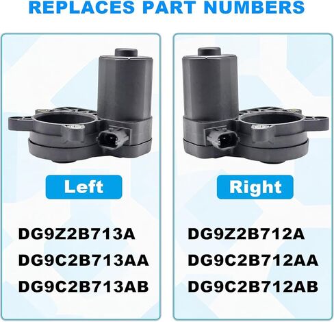Electric Parking Brake Actuator Motor with Sealing Rings Left & Right Side - Compatible with Ford Edge Fusion Escape Lincoln MKC MKX MKZ 2013-2018 - Replace# DG9Z2B712A DG9Z2B713A in Kuwait