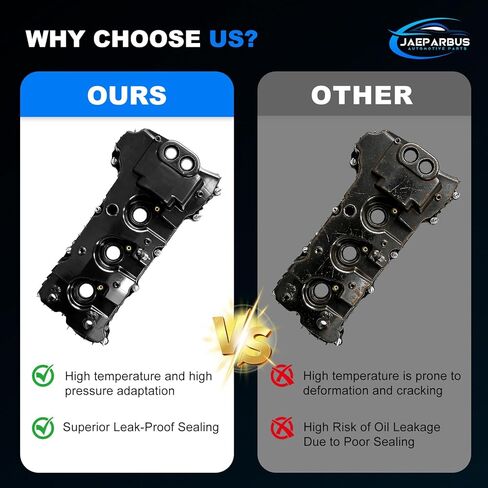 Engine Valve Cover w/Gasket ，Jaeparbus Compatible with Ford F-150 Expedition 2013-2017 Transit 150 250 350 2015-2022 Lincoln Navigator 2015-2017- 3.5 V6 Replaces BL3Z-6582-H DL3Z-6582-C in Kuwait