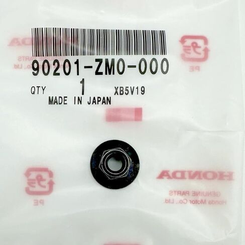 3-Pack Genuine 90201-ZM0-000 Nut Flange (6mm) for Honda GX100 GX100U GC135 GC160 GC190A GC190LA Engines in Kuwait