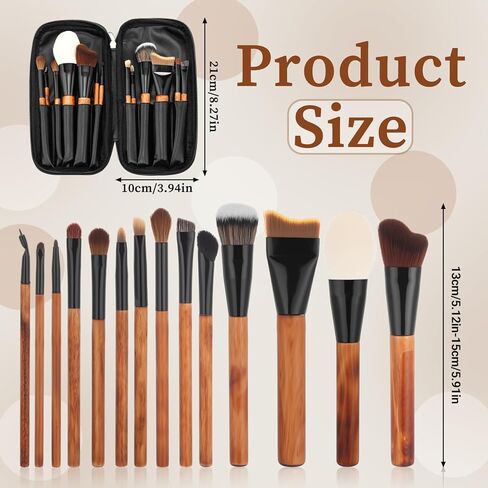 Singhoow 14 Pcs Dust Brush Model Cleaning Brushes Kit with Storage Bag Soft Dusting Brush Wooden Handle for Models Figures Statues Collectibles Craft in Kuwait