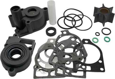 96148A8 Water Pump Impeller Kit with Base Compatible withr MerCruiser MR Alpha One 1 75 80 90 115 135 140 150 175 200 220 HP Stern Drive Replacement 46-44292A3 Sierra 18-3320 in Kuwait