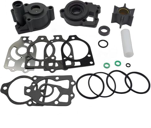 96148A8 Water Pump Impeller Kit with Base Compatible withr MerCruiser MR Alpha One 1 75 80 90 115 135 140 150 175 200 220 HP Stern Drive Replacement 46-44292A3 Sierra 18-3320 in Kuwait