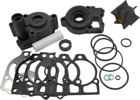 96148A8 Water Pump Impeller Kit with Base Compatible withr MerCruiser MR Alpha One 1 75 80 90 115 135 140 150 175 200 220 HP Stern Drive Replacement 46-44292A3 Sierra 18-3320 in Kuwait