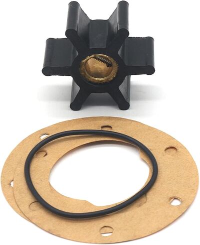 22222936 Raw Sea Water Pump Impeller Service Kit Compatible with Volvo Penta MD 2010 2020 2030 2040 MD3 MD17 D1-13/20 / 30/40 Diesel Marine Engine Pumps Replaces 876690 & 897055 in Kuwait