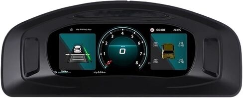 Digital Board Compatible With Volkswagen Multivan T5 2012-2019 10.25 Inch Cockpit Virtual Instrument Gauge Upgrade Accessories in Kuwait