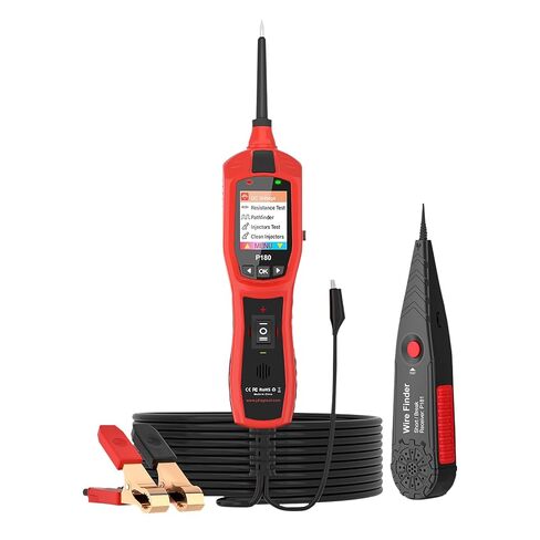 P180 Automotive Circuit Tester, Multi-Function Car Electrical System Diagnostic Tool for 6-30V Voltage, Resistance, Short Circuit & Fuel Injector Testing in Saudi Arabia