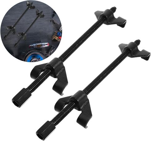 Yardwe Heavy Duty Coil Spring Compressor Tool 2pcs for Automotive Suspension Maintenance with Ergonomic Grip Vehicle Suspension Removal and Repair Equipment in Kuwait