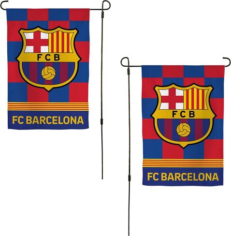 Desert Cactus FC Barcelona Garden Flag Football Barca Barça Futbol Soccer Banner 100% Polyester (Garden Flag B) in Saudi Arabia