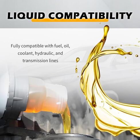16FT 5/16" Fuel Line,650 PSI Max Pressure Hard Metal Aluminum Tubing Car Accessories,Universal Fuel Line Tubing Replacement for Oil Fuels Cooling Transmission Systems in Kuwait