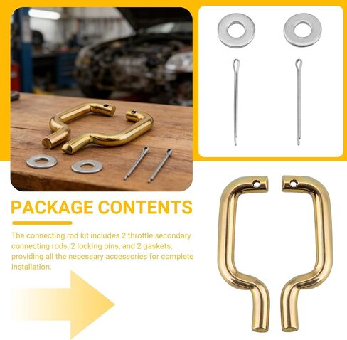 20-54 Throttle Secondary Connecting Rod Fits Holley 4150 and 4160 Series Carburetors,Mechanical Secondary Linkage Connecting Rod（2 pack） in Kuwait