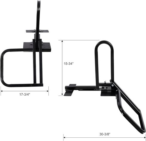 Heavy Duty Foldable Tailgate Ladder for Pickup Trucks, Universal Truck Bed Step, Anti-Slip Folding Step Ladder, Foldable Bed Step, Heavy Duty Steel Tailgate Step with Hex Drilling Screws in Kuwait