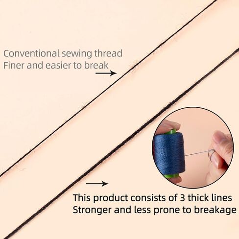 10 Color Sewing Thread Kit, Jean Thread 20s/3 Heavy Duty Strong Thick Spools,Needle and Polyester Threads Small kit, with Needle Threader and Thimble in Kuwait