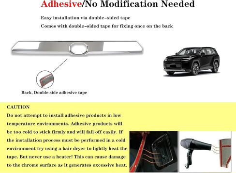 Chrome Front Hood Molding Trim for Toyota RAV4 Woodland 2026, Chrome Front Grille Accessories Trim Protecpor Cover Guard in Saudi Arabia