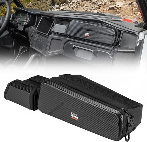 ترقية حقيبة تخزين لوحة القيادة KEMIMOTO UTV متوافقة مع Polaris General 1000/4 1000/XP 1000/XP 4 1000 2016-2026 ملحقات الحقيبة الأمامية in Kuwait