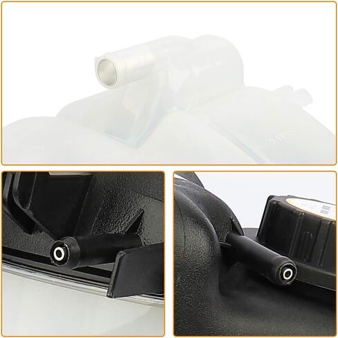 BRTEC Coolant Fluid Overflow Bottle Tank Reservoir Compatible with 2003-2005 Ford Excursion 2005-2007 Ford F350 2003-2007 Ford F250 F350 F450 F550 Super Duty in Kuwait