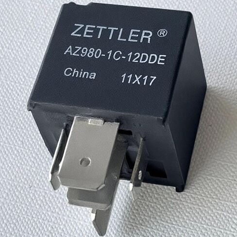 AZ980-1C-12DDE 12V Super ISO 5-Pin SPDT (1 نموذج C) مرحل تيار عالٍ 60 أمبير، مختوم بالإيبوكسي، قمع الصمام الثنائي، مرحل تبديل الطاقة في صندوق الصمامات السفلي، يستبدل AZ980-1C-12DD AZ980-1C-12D in Kuwait