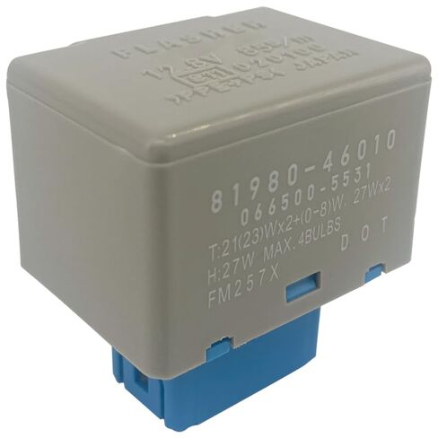 81980-46010 (1-Pack) 12.8V 8-Pin 85c/m Turn Signal Hazard Flasher Relay Compatible with Toyota Lexus Scion Fixes Hyper Flash and Signal Failure Replacement for 066500-5531 in Kuwait