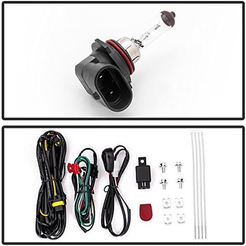 Jdragon Fog Light Compatible for 2010-2016 Cadillac SRX Fog Lights Bumper Lamps with Switch/Harness/Relay/Wiring in Saudi Arabia