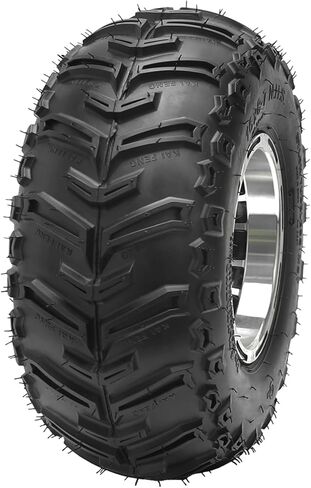 2 Pack 16x8-7 ATV & Go Kart Tires with 3-Bolt Aluminum Rim, Tubeless Nylon 4PLY, Rear Wheel Hubs for Drift Trike, UTV, Buggy, Lawn Mower, Mini Bike (17T Spline Hubs) in Kuwait