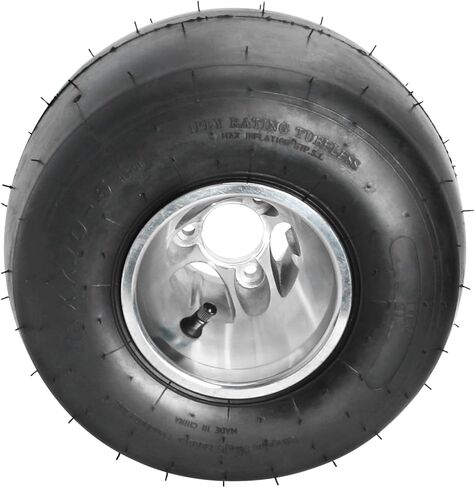 إطارات Go Kart مقاس 11 × 7.10-5 مع حواف، مداس أملس من 4 طبقات، 5 بوصات 3 عجلات مسمارية لمركبات ATV، UTV، Go Kart، دراجة صغيرة، عربة جولف - مجموعة من 4 إطارات لجميع التضاريس in Kuwait