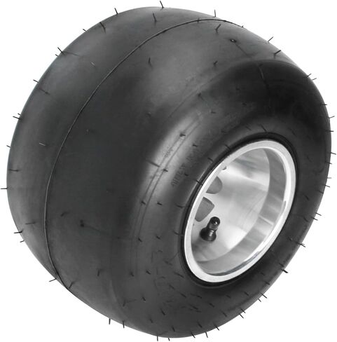 إطارات Go Kart مقاس 11 × 7.10-5 مع حواف، مداس أملس من 4 طبقات، 5 بوصات 3 عجلات مسمارية لمركبات ATV، UTV، Go Kart، دراجة صغيرة، عربة جولف - مجموعة من 4 إطارات لجميع التضاريس in Kuwait
