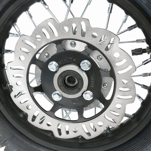 Automotive Replacement 10" Front and Rear Wheel Assembly 2.50-10 and 3.00-10 Tire Set with 420 41T Sprocket for Pit Dirt Bike Propulsion in Kuwait