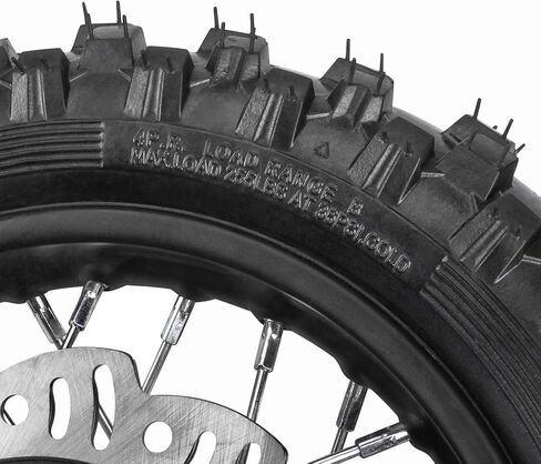 Automotive Replacement 10" Front and Rear Wheel Assembly 2.50-10 and 3.00-10 Tire Set with 420 41T Sprocket for Pit Dirt Bike Propulsion in Kuwait