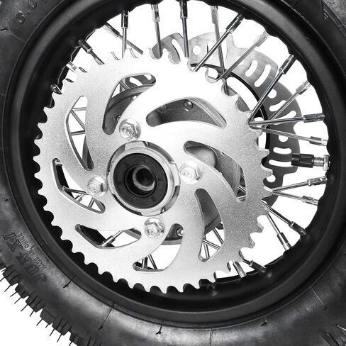 Automotive Replacement 10" Front and Rear Wheel Assembly 2.50-10 and 3.00-10 Tire Set with 420 41T Sprocket for Pit Dirt Bike Propulsion in Kuwait