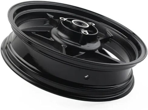 Gloss Black Rear Wheel Rim Compatible With Z400 Ninja400 EX400 ABS 2018 2019 2020 2021 2022 in Kuwait