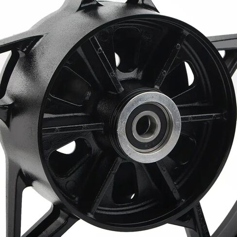Gloss Black Rear Wheel Rim Compatible With Z400 Ninja400 EX400 ABS 2018 2019 2020 2021 2022 in Kuwait