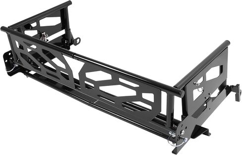 موسع سرير الباب الخلفي KUAFU UTV متوافق مع Honda Pioneer 700-4 2016+، 1000-5 2016+ ملحقات بوابة الباب الخلفي للشحن، موسع الباب الخلفي للشحن، فولاذ مطلي بمسحوق أسود in Kuwait