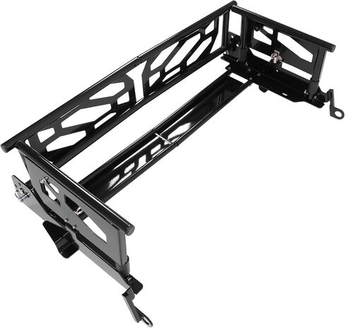 موسع سرير الباب الخلفي KUAFU UTV متوافق مع Honda Pioneer 700-4 2016+، 1000-5 2016+ ملحقات بوابة الباب الخلفي للشحن، موسع الباب الخلفي للشحن، فولاذ مطلي بمسحوق أسود in Kuwait