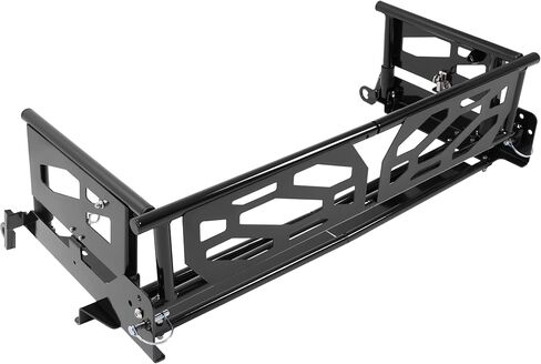 موسع سرير الباب الخلفي KUAFU UTV متوافق مع Honda Pioneer 700-4 2016+، 1000-5 2016+ ملحقات بوابة الباب الخلفي للشحن، موسع الباب الخلفي للشحن، فولاذ مطلي بمسحوق أسود in Kuwait