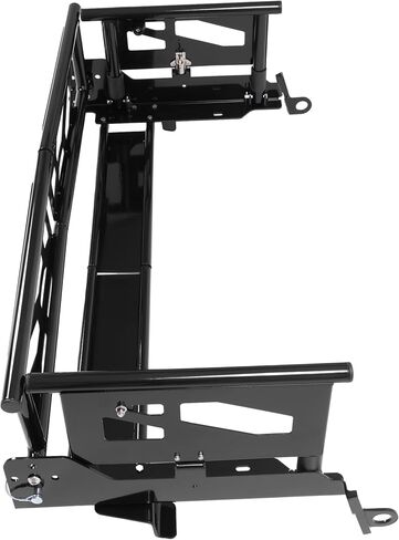 موسع سرير الباب الخلفي KUAFU UTV متوافق مع Honda Pioneer 700-4 2016+، 1000-5 2016+ ملحقات بوابة الباب الخلفي للشحن، موسع الباب الخلفي للشحن، فولاذ مطلي بمسحوق أسود in Kuwait