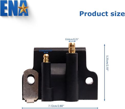 ENA 582508 Ignition Coil Pack 2pcs Compatible with Johnson Evinrude Outboard Motors 1985-2005 4HP to 300HP 2-Stroke Carbureted Engines Replaces 18-5179 183-2508 72010 in Kuwait