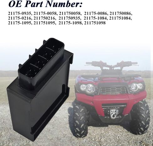 21175-0935 ECU Electronic Control Unit Compatible with K-awasaki Brute Force 650 750 ，for K-awasaki Prairie 360 700 2002-2014 Control Unit-Electron Replace# 21175-0058 21175-0086 21175-1084 211750935 in Kuwait