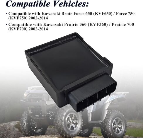 21175-0935 ECU Electronic Control Unit Compatible with K-awasaki Brute Force 650 750 ，for K-awasaki Prairie 360 700 2002-2014 Control Unit-Electron Replace# 21175-0058 21175-0086 21175-1084 211750935 in Kuwait