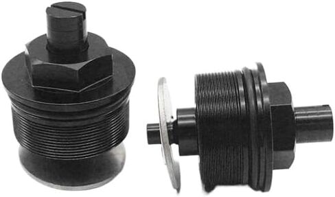 Front Shock Absorber Compatible With CB400 ACZ 41MM Screw Fork Cover Cap Preload Adjusters Bolts(Silver) in Kuwait